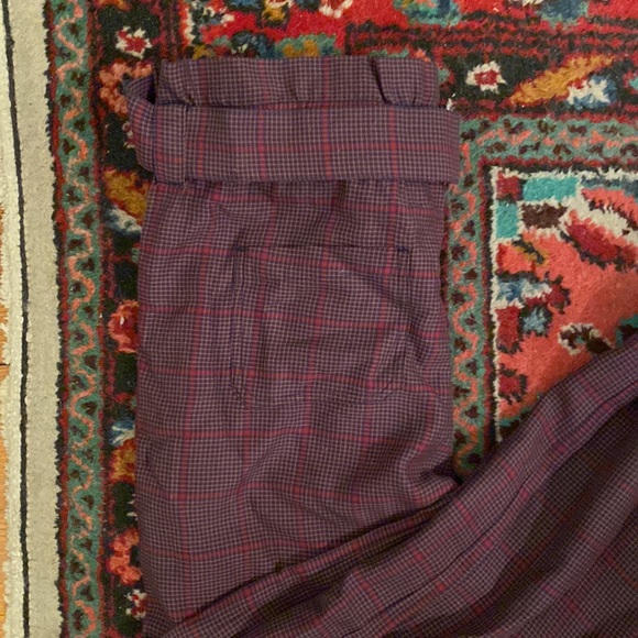 Marine Layer Caroline Paper Bag Pant in Multi Plaid - Extra Large XL NWT - Picture 6 of 9